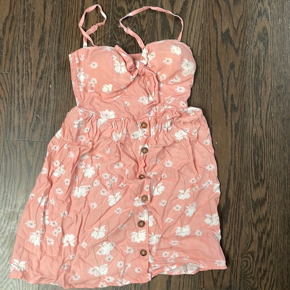 Lily rose floral button up dress